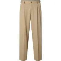 Selected Pantalon à plis 'SLH220-FINN' greige
