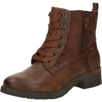 Mustang Bottines à lacets cognac