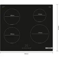 Bosch PIE611BB5E - Série 4 PowerBoost