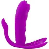 Javida - Vibromasseur point G et clitoris - silicone violet