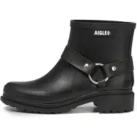Aigle Bottes en caoutchouc 'Macadames' noir / blanc