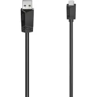 Hama Câble Micro-USB 2.0 480 Mbit/s 1,5m Noir