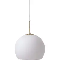 Frandsen Suspension , Ball, dimmable, Blanc, Salon / séjour, Verre, Design