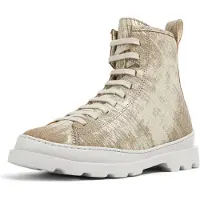 Camper Bottines à lacets 'Brutus' beige / blanc