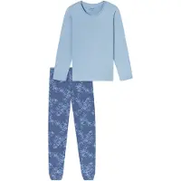 Schiesser Pyjama ' Nightwear Serie ' bleu clair