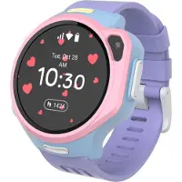 MyFirst Montre connectée pour enfants R2 Bluetooth Violet Rose avec bracelet Violet + Carte eSim incluse