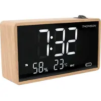 Thomson Radio-réveil Cp202t transparent, taille unique / prise européenne 220 V, transparent, taille unique