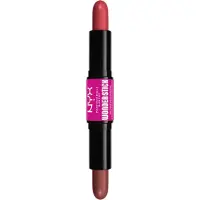 Nyx Wonder Stick Cream Blush stick contour double embout teinte 03 Coral N Deep Peach 2x4 g