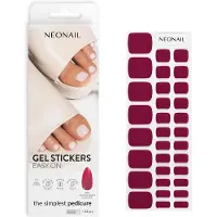 NEONAIL Easy On Gel Stickers Autocollants pour ongles à utiliser avec une lampe UV/LED teinte P06 32 pcs
