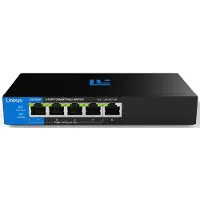 Linksys | LGS105P-KE | Unmanaged Switch | 5x Port | 1Gbit/s | 60W PoE