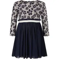 Happy girls Robe bleu marine / argent