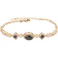 NAEMI Bracelet or / noir / transparent