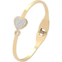 NAEMI Bracelet or / transparent