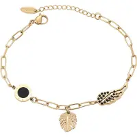 Faina Bracelet or / noir