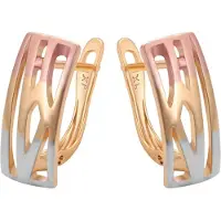 NAEMI Boucles d'oreilles or / or rose / argent