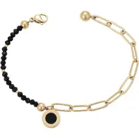 Gaya Bracelet or / noir