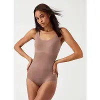 Spanx Femmes, Body, Thin Inincts 2.0 - Tank Panty Bodysuit - Taille L - Couleur Café Au Lait, Beige, (L)