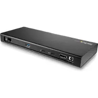 StarTech.com Station d'accueil double écran 4K 60Hz Thunderbolt 3 - lecteur de carte PCIe M.2 et SD (Thunderbolt, USB-A, USB-C, 1 portion), Station d’accueil + hub USB, Noir