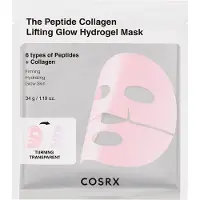 CosRx The Peptide Collagen Lifting Glow Hydrogel Mask masque visage raffermissant pour un effet naturel 3x34 g