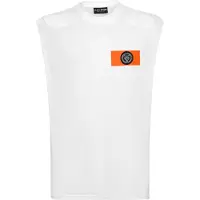 Plein sport T-Shirt orange / noir / blanc