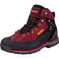 Guggen Mountain Bottines à lacets 'PM020' rouge / noir