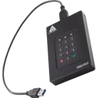 Apricorn Aegis Fortress L3 Usb 3.1 4tb External Hdd Argenté