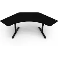 AROZZI Arena Angelo Bureau Gaming - 225 x 71 x 71-81 cm - Noir Pur