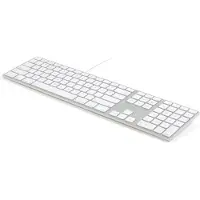 Matias - Clavier filaire RGB / LED QWERTY pour MacBook - argenté - FK318LS