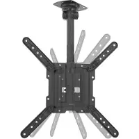 Hama Support TV pr plafond, pivot., rég. en hteur, 400x400, 165cm (65"), nr