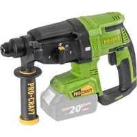 Procraft Marteau perforateur sans fil PHA40bb 20 V 2,6 J SDS plus Brushless + 1 batterie 4,0 Ah - sans chargeur