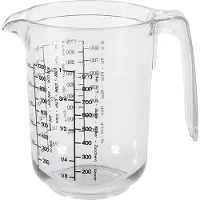 Westmark Gerda, Verre mesureur, Transparent, Noir