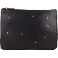 Liebeskind berlin Trousse de maquillage 'Dancing Letters' orange / noir
