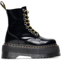 Dr. Martens Bottines à lacets 'Max' jaune foncé / noir