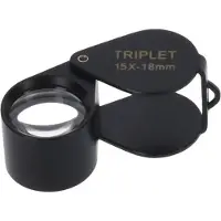 Byomic Loupe à impact Triplet 15x18mm