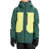 Quiksilver Ambition 20k Jacket Vert 10 Years Garçon