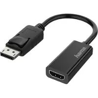 Hama 00200335 câble vidéo et adaptateur DisplayPort HDMI Noir