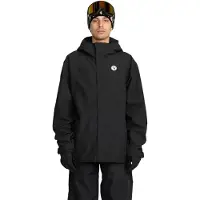 Volcom - Veste de snowboard imperméable et respirante - Buckthreeeighty Jacket Black pour Homme - Taille M - Noir