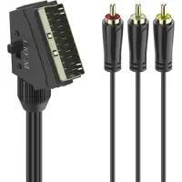 Hama Câble Vidéo Rca - Scart 1.5 M Noir (205156)