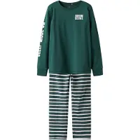 Name it Pyjama 'NKMRamel' marine / émeraude / blanc