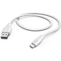 Hama Câble de charge, USB-A/USB-C, 1,5 m, blanc