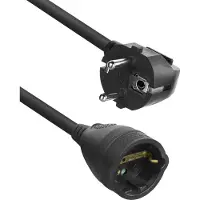 ACT Ac2470 Extension Cable 10 M Argenté One Size / EU Plug 220V