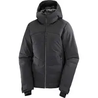 Salomon - Veste de ski en duvet de canard - Alpenflow Down Jacket W Deep Black pour Femme - Taille M - Noir
