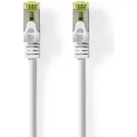 Nedis Câble réseau CAT7 | S/FTP | RJ45 Male | RJ45 Male | 1.00 m | Snagless | Rond | LSZH | Blanc | Label