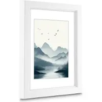 Maxima Cadre en plastique - - Chill - 30 x 40 cm - Blanc - Intérieur
