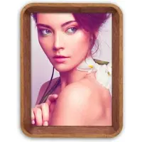 Zep Cadre photo en bois Baden marron 20x25 cm