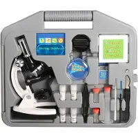 Byomic Kit Microscope Débutants 100, 400, 900x avec Étui
