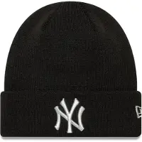 New Era Mlb Metallic New York Yankees Beanie Noir