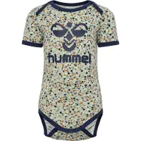 Hummel Barboteuse / body marine / marron / vert pastel / blanc