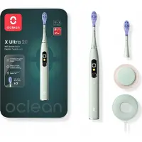 Oclean X Ultra 20 brosse à dents sonique + 2 têtes de rechange Green 1 pcs