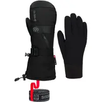 686 - Moufles de ski 3 en 1 imper-respirantes en GORE-TEX - M Gore-Tex Smarty Gauntlet Mitt Black en Laine - Taille XL - Noir